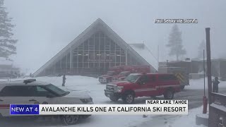 One dead, another injured in avalanche at California ski resort