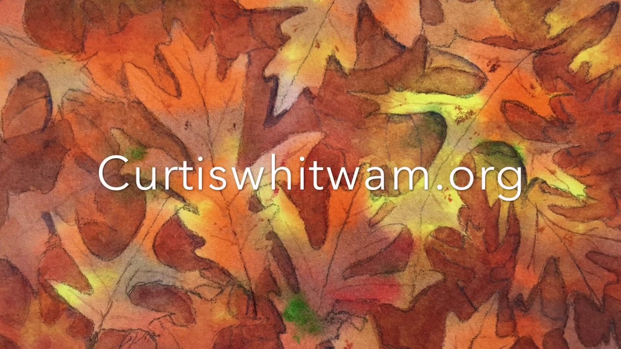 Fall Leaves Watercolor Painting: Layering with Negative Painting