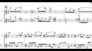 Dusan Bogdanovic - Crow for Voice, Flute, Guitar and Bass (1990) [Score-Video]