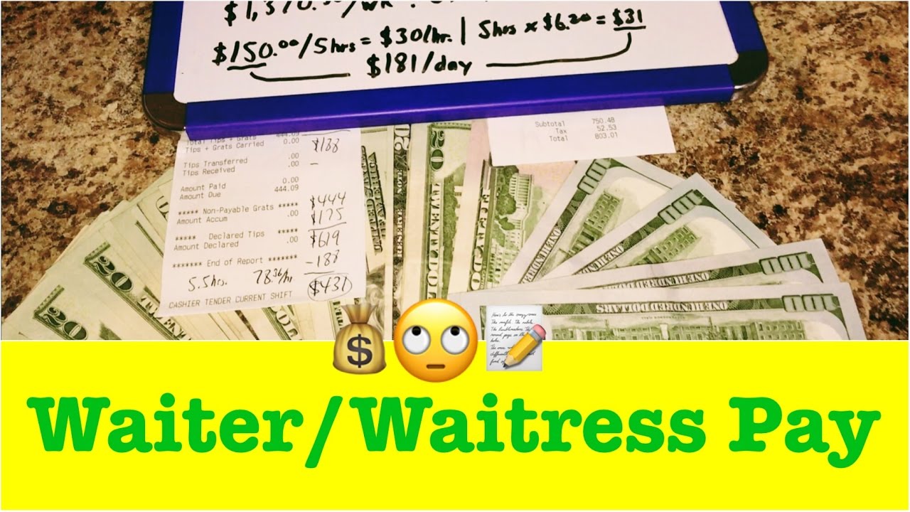 ✅How Much Does A Waiter Or Waitress Make? 🍽 How Much I Make As A Server... 🍷Quick Cash Review