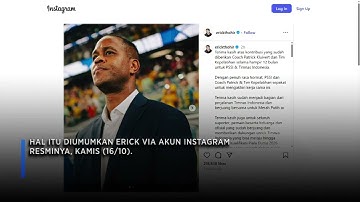 Breaking News: Erick Thohir Pecat Patrick Kluivert Dari Pelatih Timnas