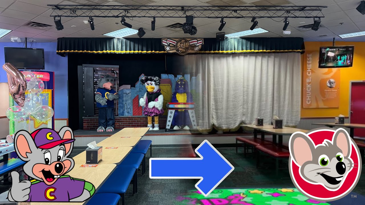 Chuck E. Cheese 2.0 Remodeling process - Hicksville, NY (ANIMATRONICS SAVED!)