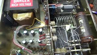 Dentron Clipperton aka 16010L,  4  572B tube,  10  160 meter, linear amplifier unpowered walkthru