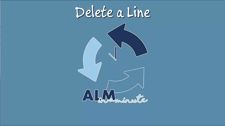 Delete a Line in  Visual Studio Editor