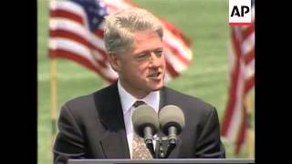 USA - Clinton's Joy At Success Of Rescue Mission