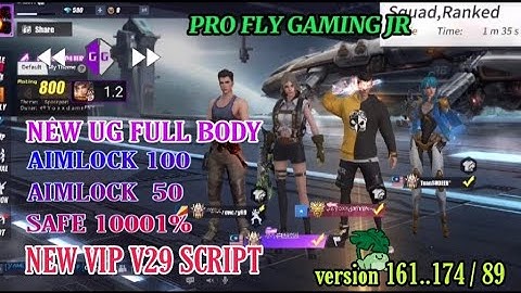 RULES OF SURVIVAL VIP V29 SCRIPT [ AIMLOCK 100 + 50 SAFE 1001% ] WEAPON.NPK