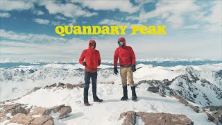 Quandary Peak Winter Hike with Thomas from Adventure Archives | Colorado 14er Winter Video 4K