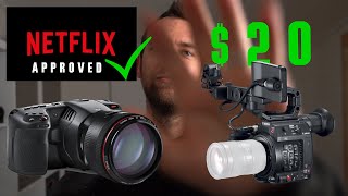 Blackmagic Pocket 4/6K NETFLIX approved (for $20) and the C200