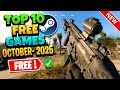 TOP 10 Top 10 Free Steam Games to Play in October 2025 🎮