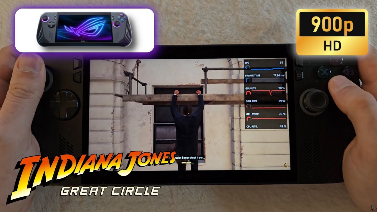 ASUS ROG Ally X | Indiana Jones and the Great Circle - Update 2 | 900p ...