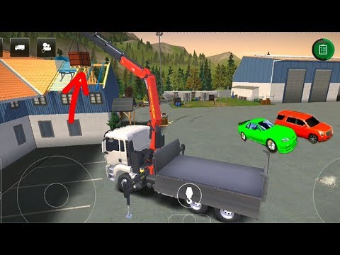 Construction Simulator 3 | Raise Roof Beams And Pallet #3 | Android Video Game