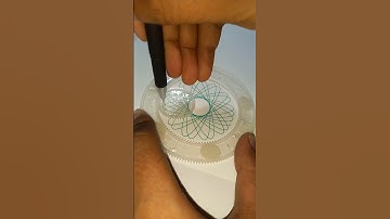 easy spirograph design!! #shorts #shortvideo #art #ytshorts #ytshortsindia #trending #satisfying #yt