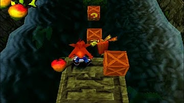 Crash Bandicoot 2 - 100% Gameplay, Level 3 Hang Eight