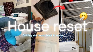 House Reset With Me | Getting my house back in order | Clean with me