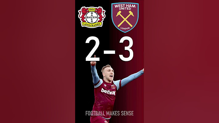 Bayer Leverkusen vs West Ham : UEFA Europa League Score Predictor - hit pause or screenshot
