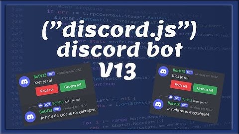 REACTIE ROLLEN || Discord V13 | Tutorial #24 [Nederlands/Dutch]