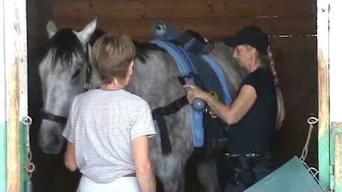 Sebastian gets a Pre-race Massage