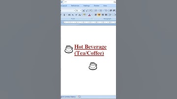 ☕ 2615 Alt+X Shortcut = Hot Beverage Symbol | MS Word Unicode #5 #SHORTS #shortsfeed