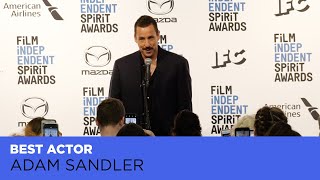 Spirit Awards – Best Male Lead Winner Adam Sandler