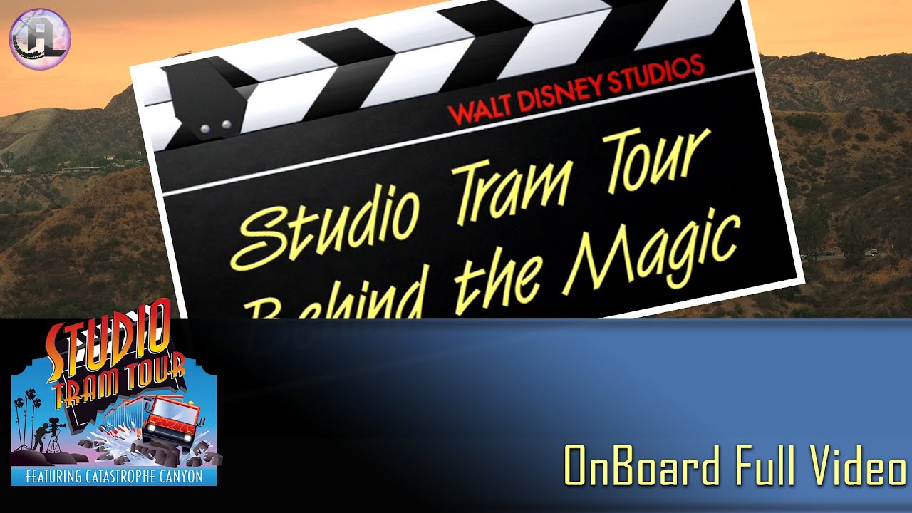 Disneyland Paris | Studio Tram Tour - OnBoard Full Video 1080p