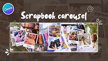 *EASY* Digital Scrapbook Carousel in 2 min | FREE TEMPLATE