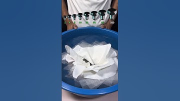 How Much Paper Does It Take To Make The Object Float #shorts #youtubeshorts #satisfying #viralvideo