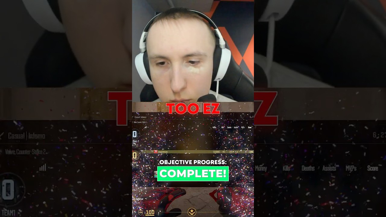 Ropz Takes on CS2's HARDEST Challenge 😳 #cs2