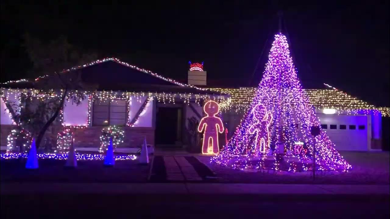 Xmas light show YouTube