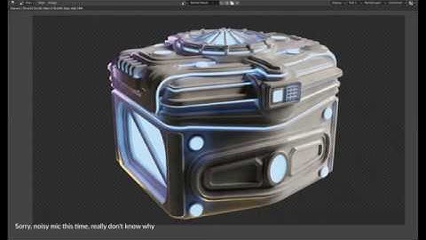 Blender 2.80 - Sci Fi Crate Speed Modeling