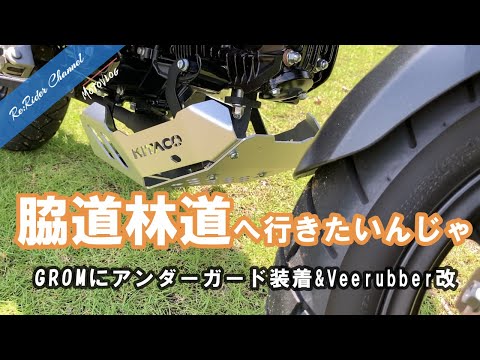 I want to go on a side road and forest road with my GROM! DIY
