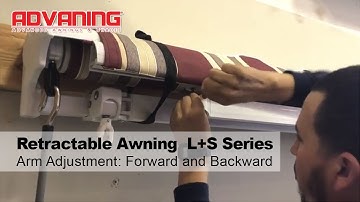 Advaning L+S Series Arm Adjustment: Forward and Backward
