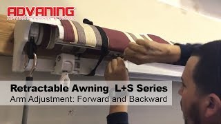 Advaning L+S Series Arm Adjustment: Forward and Backward