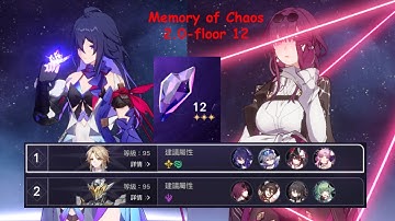 [Honkai:Star Rail] E0S1 Seele + Sparkle & E0S0 Kafka  - 2.0.2 Memory of Chaos - floor 12