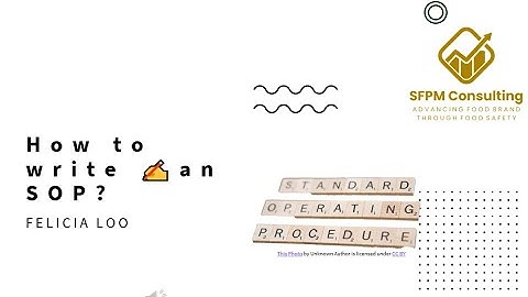 Developing an Effective Standard Operating Procedures