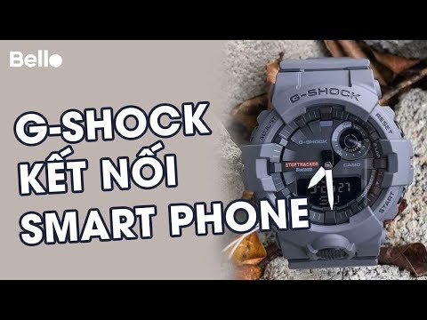 Casio G-Shock cỡ nhỏ, kết nối smartphone GBA-800-8A
