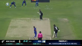 India Vs New Zealand 2023-24 1St Odi Dramatic Full Match Highlights