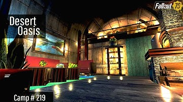 Fallout 76 Csmp Build | Desert Oasis | Burning Springs // Clean // Modern // Garden // Pre-Existing