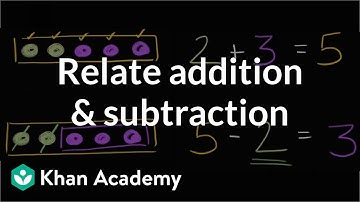 Relating addition and subtraction | Basic addition and subtraction | Early Math | Khan Academy