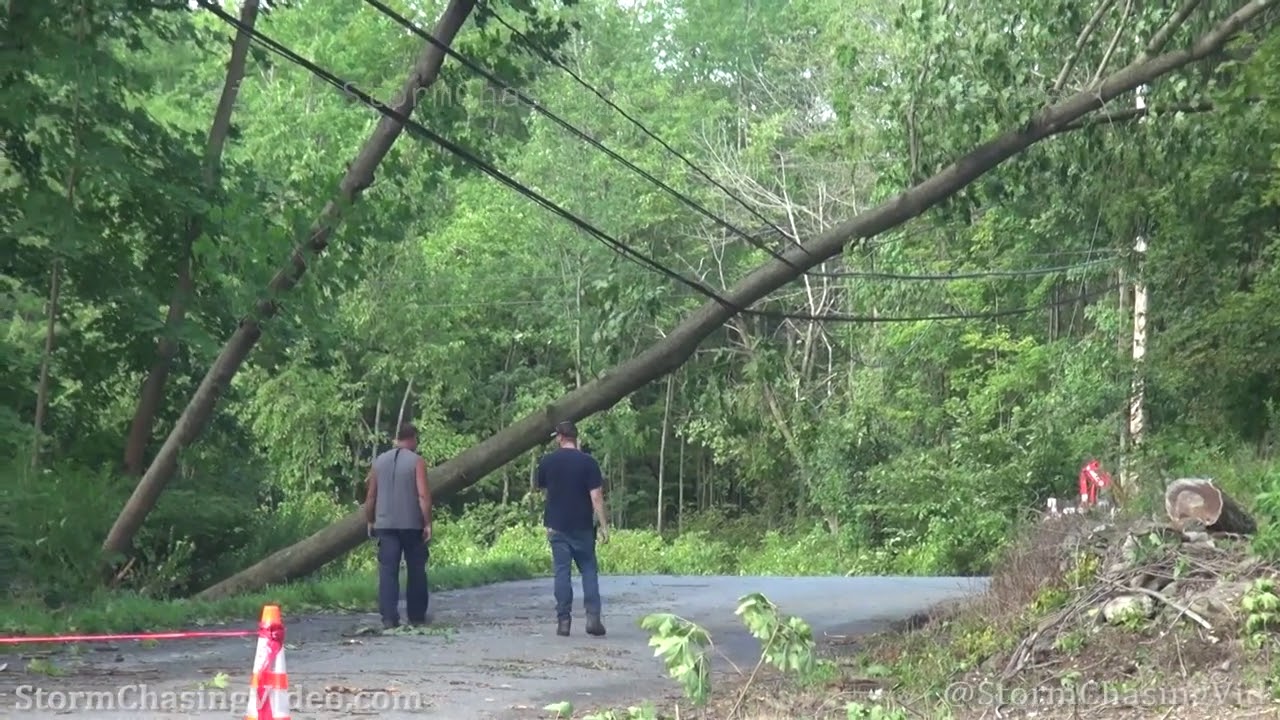 Tropical Storm Isaias Damage Cleanup, Dutchess County, NY - 8/5/2020