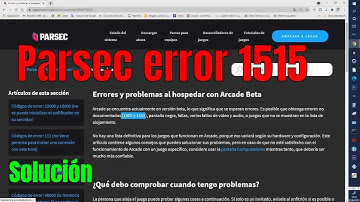 parsec error 1515  Arcade was unable to host this game solucion fix
