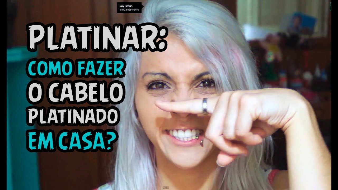 [Tutorial] Como platinar o cabelo em casa com tinta da Alfaparf - YouTube