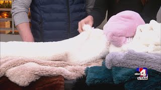 Cozy up with a warm blanket that you got for a great deal