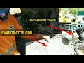 How to pull out evaporator assy. | Flushing Evaporator &amp; condenser coil | Hoka truck 371