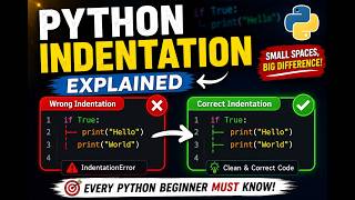 Why do you need indentation in Python, and how do you indent your code? For absolute beginners