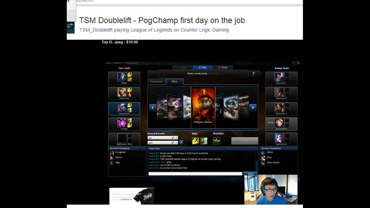Doublelift FAIL on Stream MUST WATCH