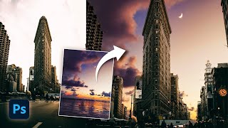 How to CHANGE the SKY in Photoshop! screenshot 4