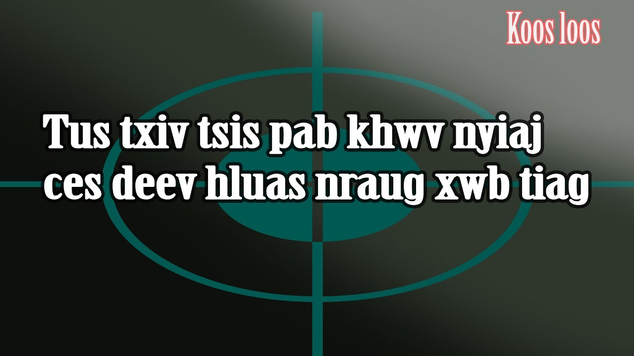 Tus txiv tsis pab khwv nyiaj ces deev hluas nraug xwb tiag 3/5/2023