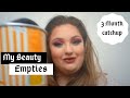 My Beauty Empties (September, October & December)