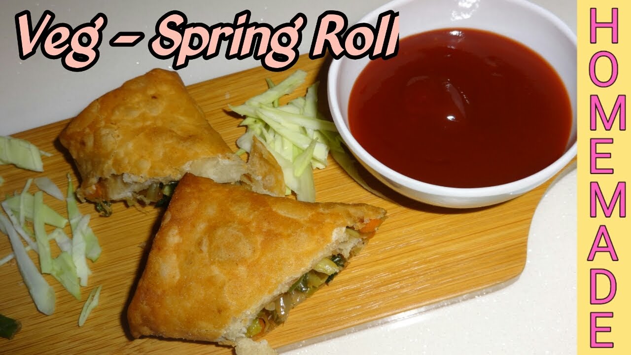 Veg-Spring roll // How to make Spring roll // Perfect Flavours