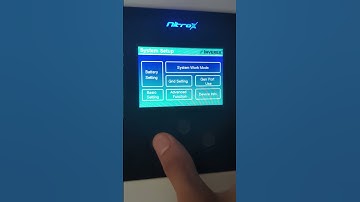 Turn On and Off Solar Battery charging From Wapda In Inverex Nitrox Inverter